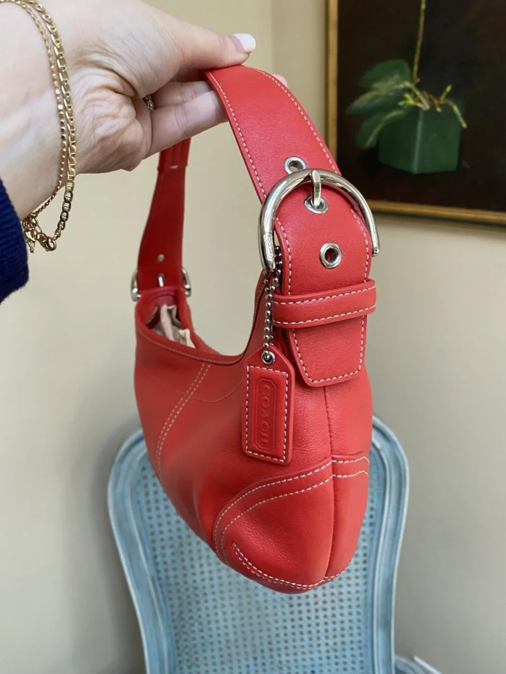 Vintage Coach Soho Small Leather Hobo